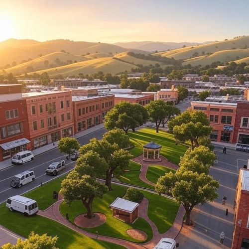 Illustrated in Jo Mora's whimsical style with playful storytelling charm, vibrant colors, and atmosp